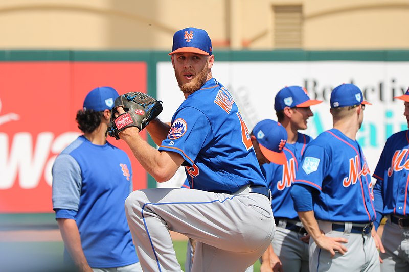 The Mets Zack Wheeler getting some bullpen work in