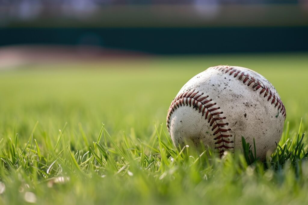 baseball, nature, ball, field, grass, sport, game, stadium, green, lawn