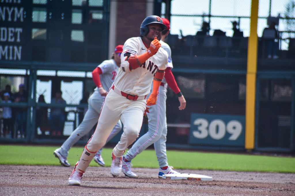 Game photography from Giants Phillies 