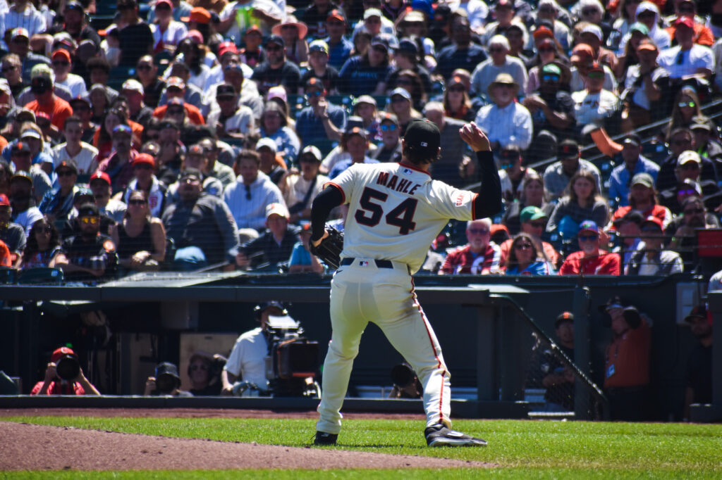 Game photography from Giants Phillies 