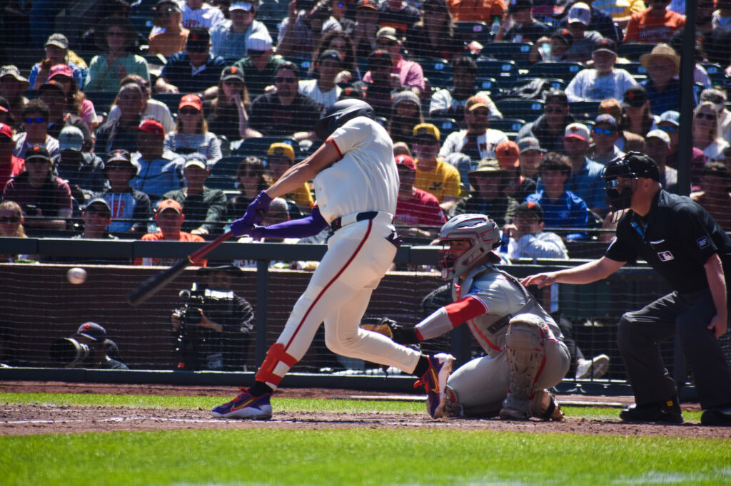 Game photography from Giants Phillies 