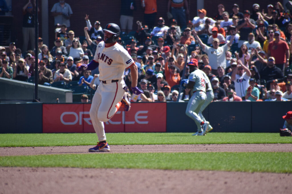 Game photography from Giants Phillies 