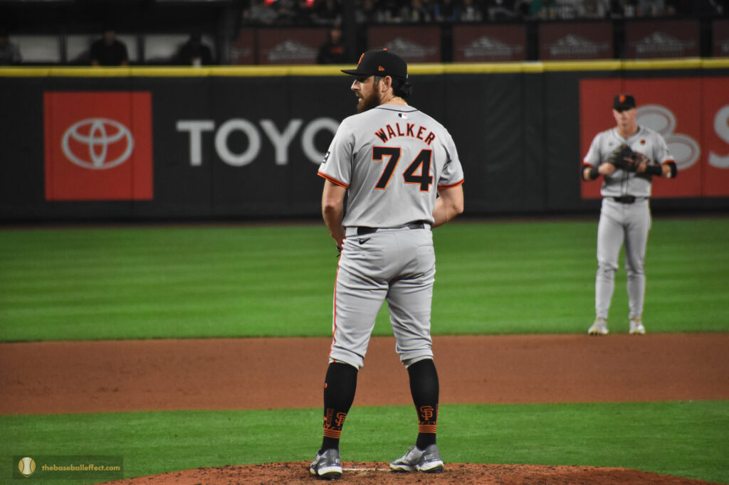 Ryan Walker enters the game, Giants - Mariners, T-Mobile Park 2024