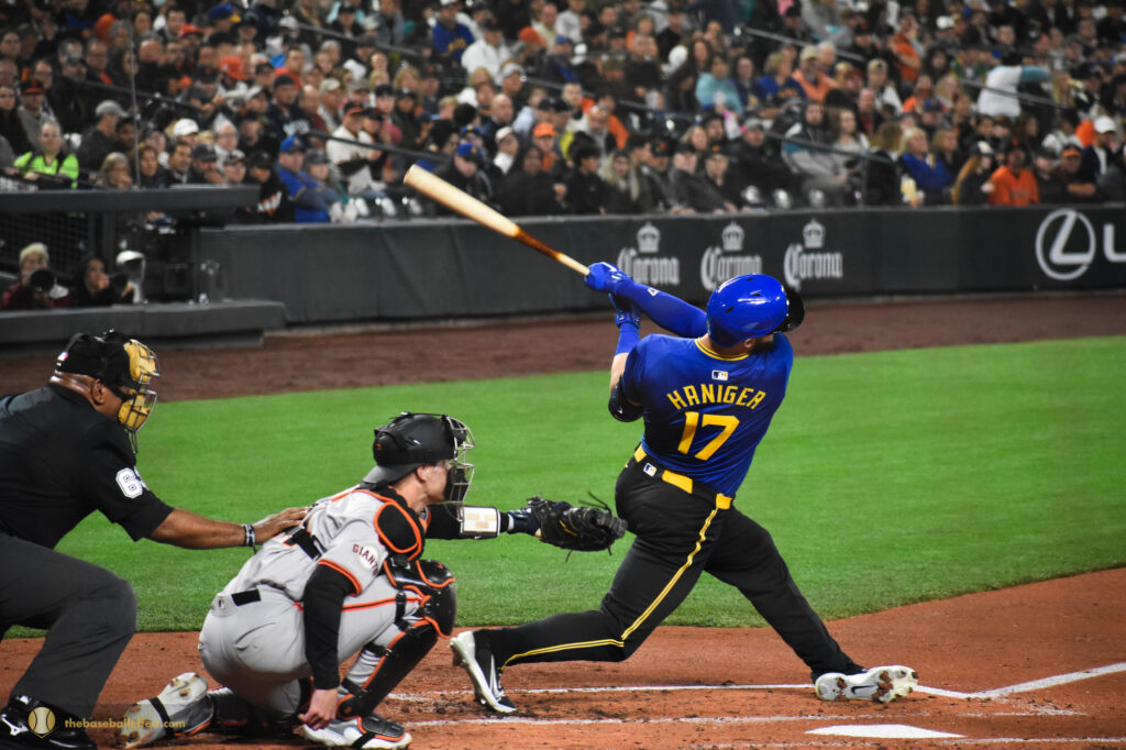 Mitch Haniger at the plate