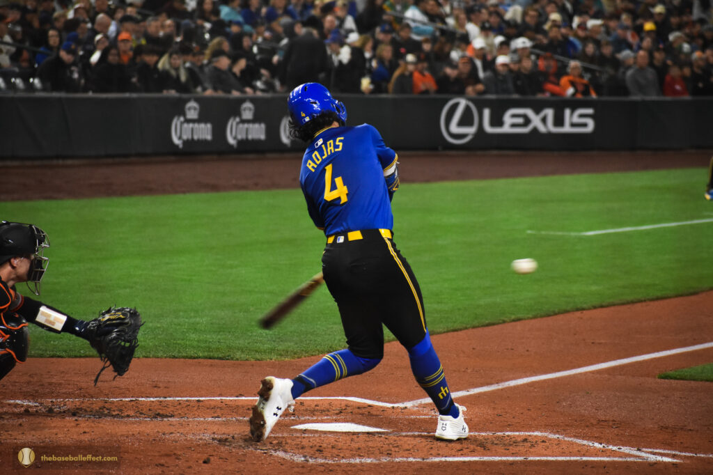 Rojas makes contact, T-Mobile Park 2024