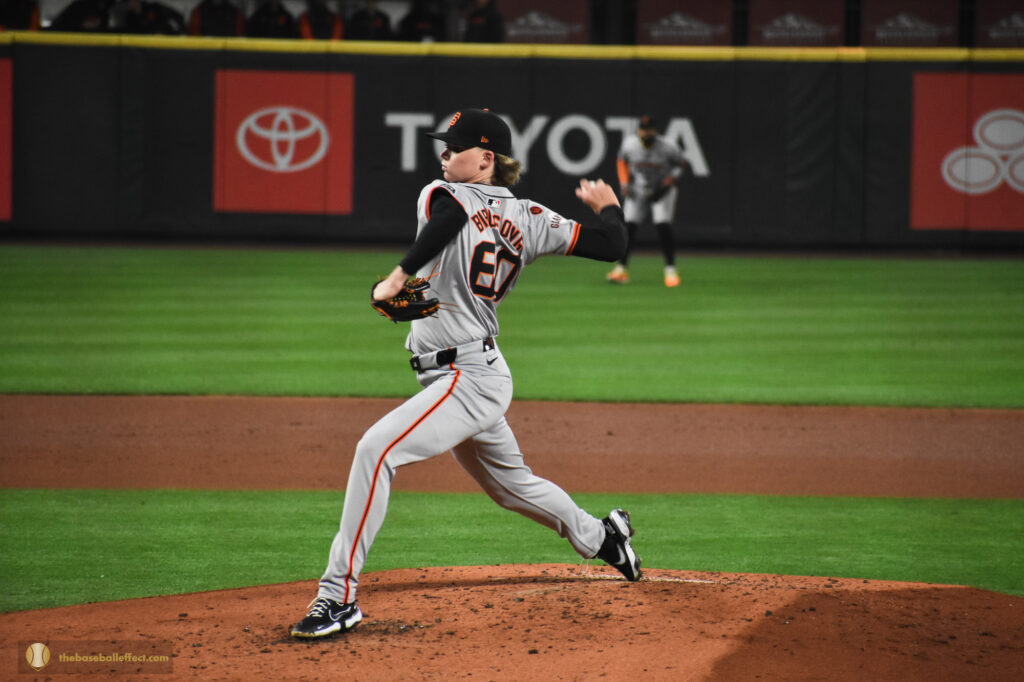 Hayden Birdsong delivers a pitch to the Mariners, T-Mobile Park 2024