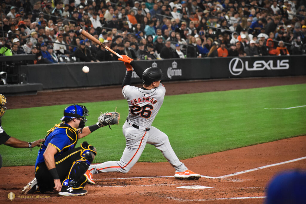 Matt Chapman fouls a ball straight back, T-Mobile Park 2024
