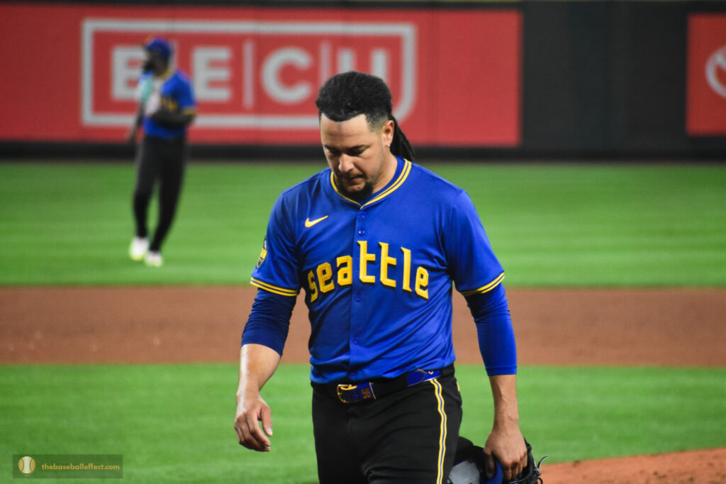 Luis Castillo exits after giving up two runs in the sixth inning, T-Mobile Park 2024