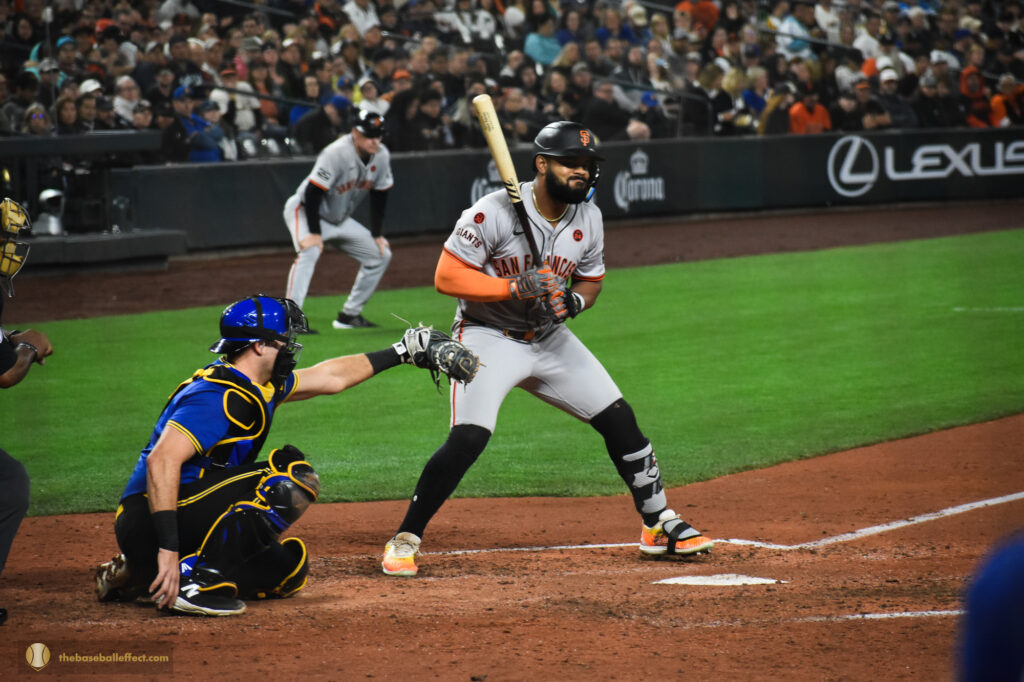 Heliot Ramos takes a strike, T-Mobile Park 2024